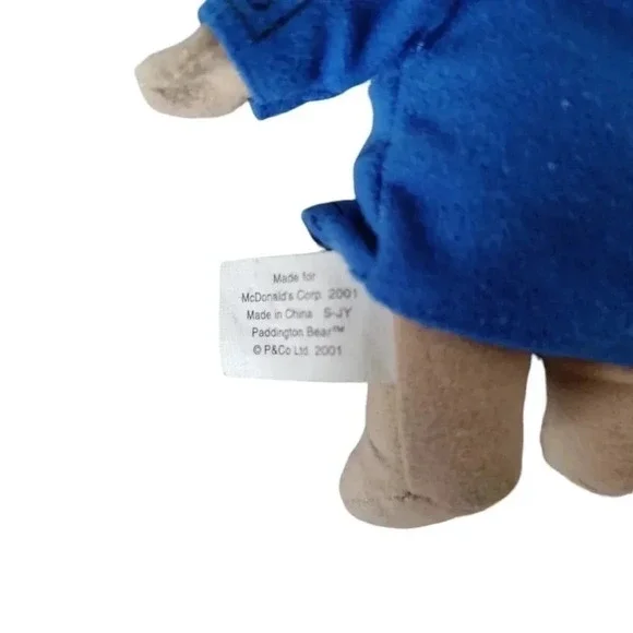 2001 McDonald's Paddington Bear stuffed figure - Picture 3 of 4
